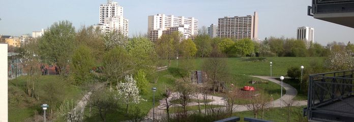 Aussicht auf Stadtpark