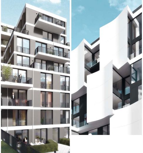 Abitare in modo esclusivo a Berlin-Mitte- POSIZIONE TOP vicino al KADEWE! Bilocale di 1 stanza con ascensore e balcone a Berlino – The House Gebäude