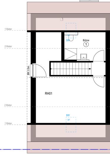 Grundriss DG mit Bad