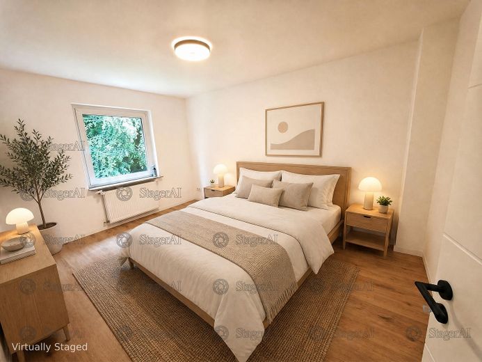 Vacant 2-room apartment | freshly renovated | raised ground floor | garden view | no commission – Foto 1