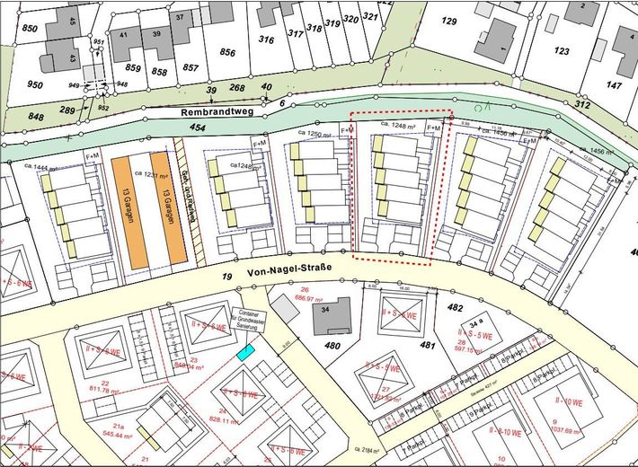Grundstück für Sozialwohnungsbau – Lageplan
