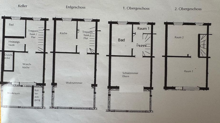 Reihenmittelhaus im Ahlener Osten – Grundriss
