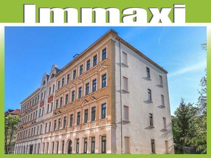 CONNEWITZ + 3-RAUM WOHNUNG HOCHPARTERRE + VERMIETET – Hausansicht-Vorderseite