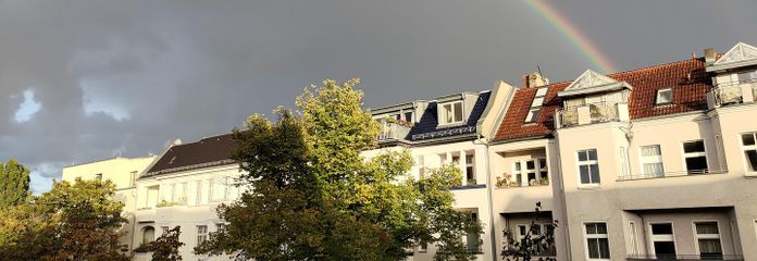Blick vom Balkon