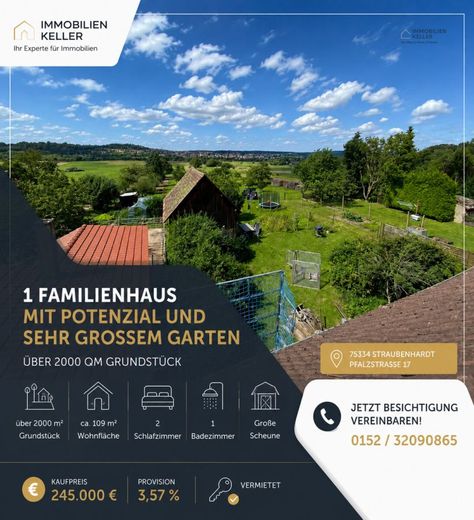 Reserviert - 1 Familienhaus mit Potenzial und sehr großem ,über 2000 qm, Garten – Start Bild