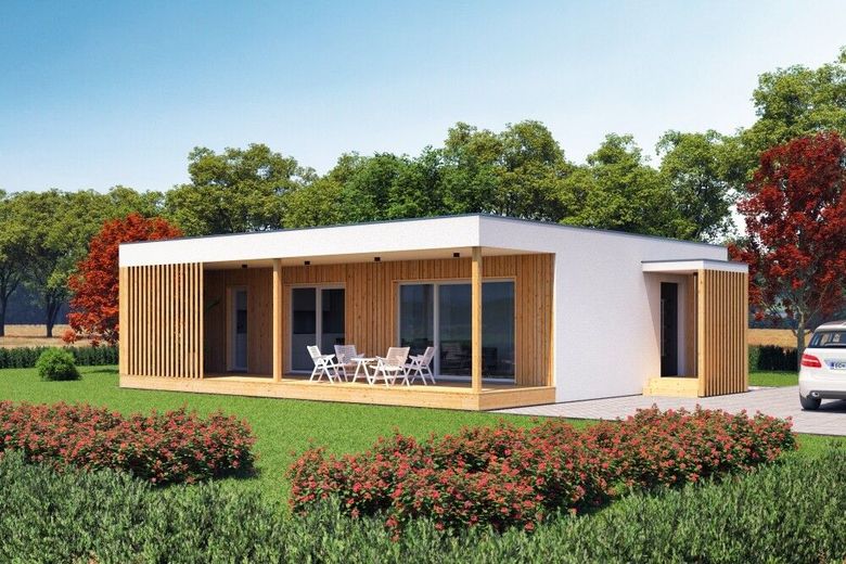 Qualität MADE IN FRANKEN! Barrierefrei und in 4 Monaten bezugsfertig - Bungalow in Modulbauweise – Referenz