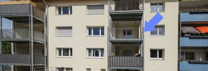 Attraktive, schöne 4 Zimmer Wohnung mit Balkon im 1.OG in Radolfzell - bezugsfrei, KFW 55!
