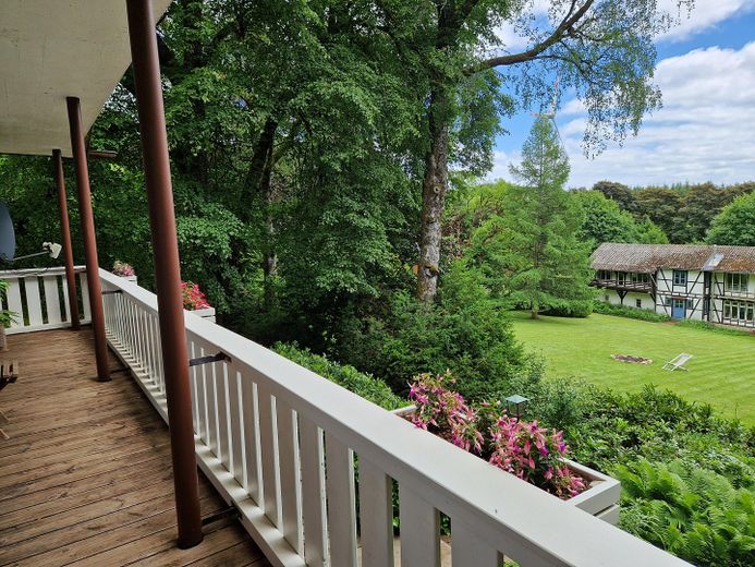 Landhaus am Rande des Nationalparks Hunsrück-Hochwald – Balkon