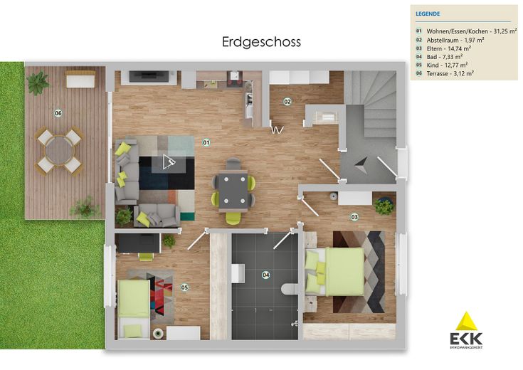 Grundriss Erdgeschoss