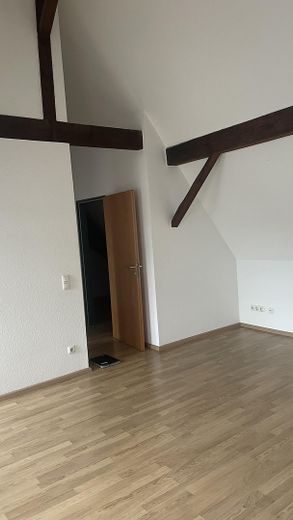 Wohnung im Technologiehof Burg Haus Sülz – Schlafzimmer Dachgeschoss