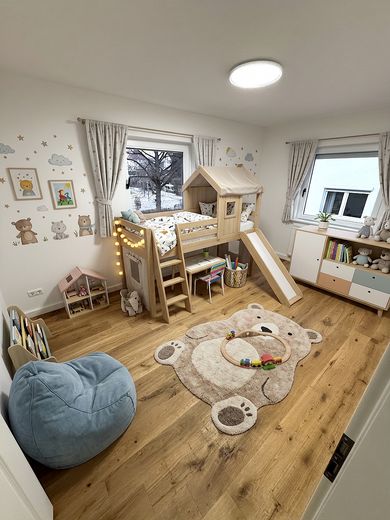Frisch renovierte 3-Zimmer-Wohnung mit Südbalkon, Garage & Top-Potenzial – Kinderzimmer möbliert