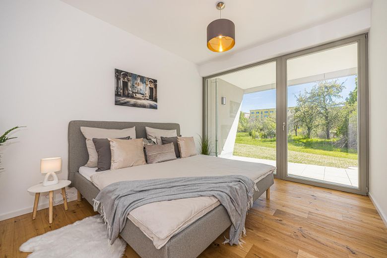 Schlafzimmer Musterwohnung