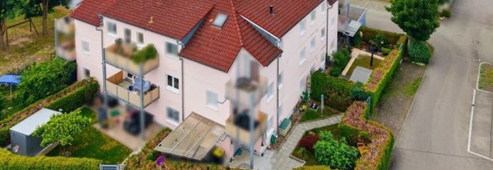 360° I Großzügige 2-Zimmer-Wohnung in Illertissen mit Balkon und Außenstellplatz