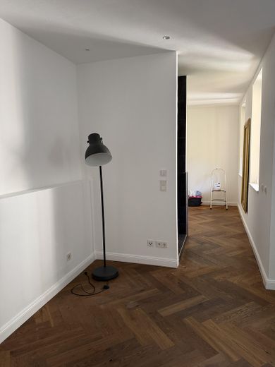 Little city house in the heart of Munich – Blick ins Badezimmer