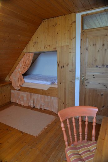 Ökologisch gebautes Holzhaus u. Nebengebäude – Schlafzimmer 2 Obergeschoss