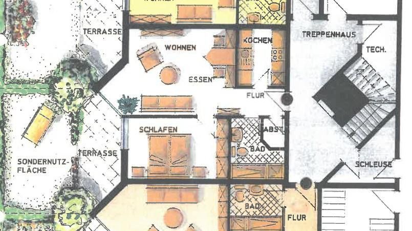 Schicke 2-Zimmer-Wohnung mit Gartennutzung – Foto 8