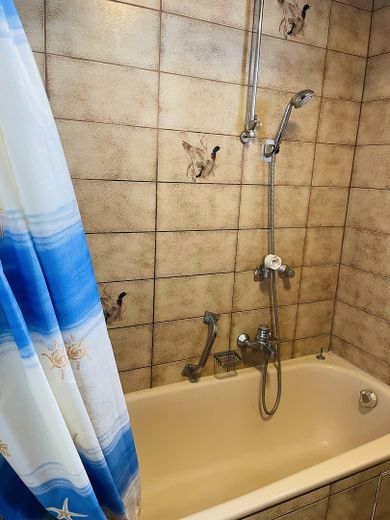 Mit Badewanne