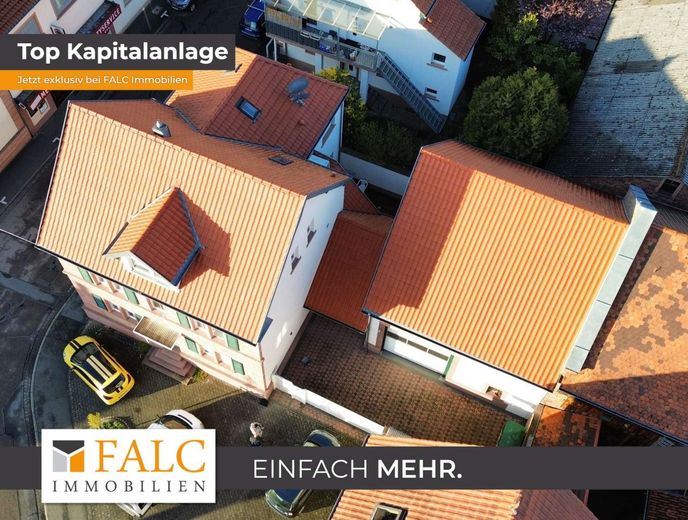 Top Investment, gepflegtes Mehrfamilienhaus in Wörth am Main – Ansicht von oben