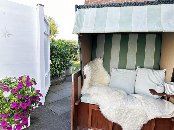 Draußen bei Wind +Wetter