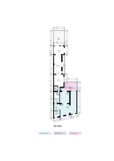 Grundriss 1 OG Weiß Nutzfläche