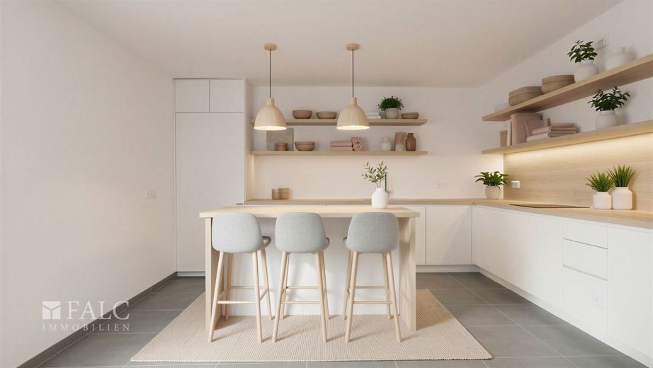Großzügiger KfW-55-Neubau in begehrter Lage von Hochstadt (Pfalz) – Küche - (KI generiert)
