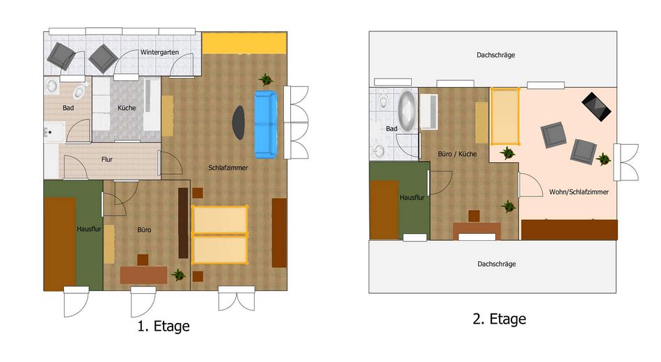 1. Etage & 2. Etage