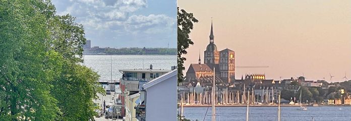 Seeblick auf Stralsund 