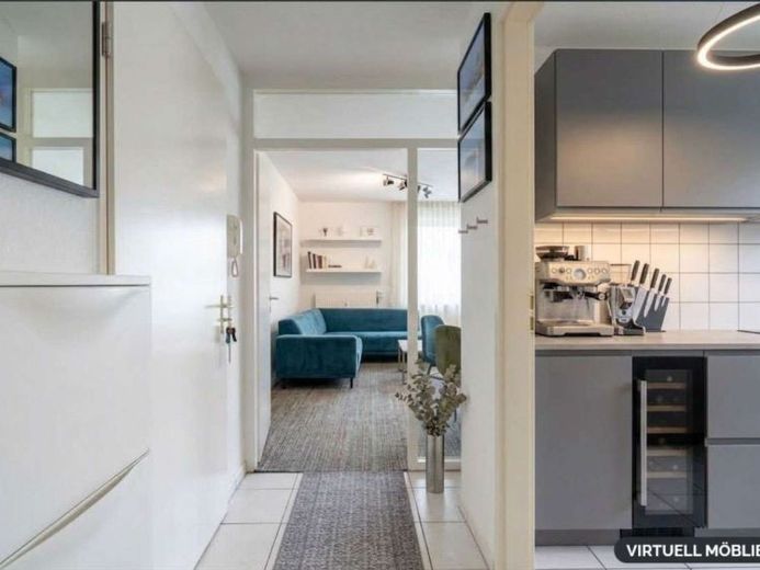 Freiburg-Rieselfeld – Appartement loué de 2 pièces avec balcon et place de parking – Photo 1