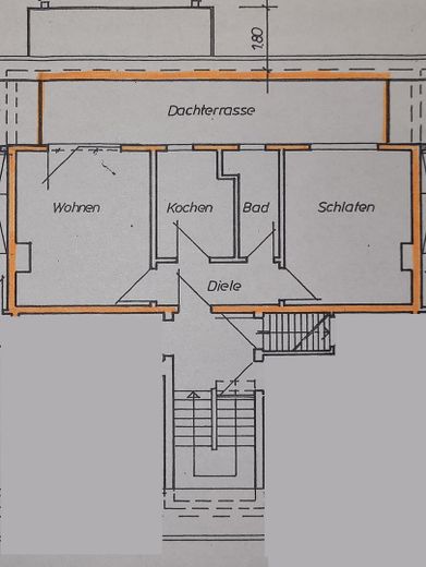 2,5 Raum Südstadt, Balkon 18 m², Wannenbad + Fenster, Energetik erfüllt, viele Dämmungen – Grundriss der Wohnung