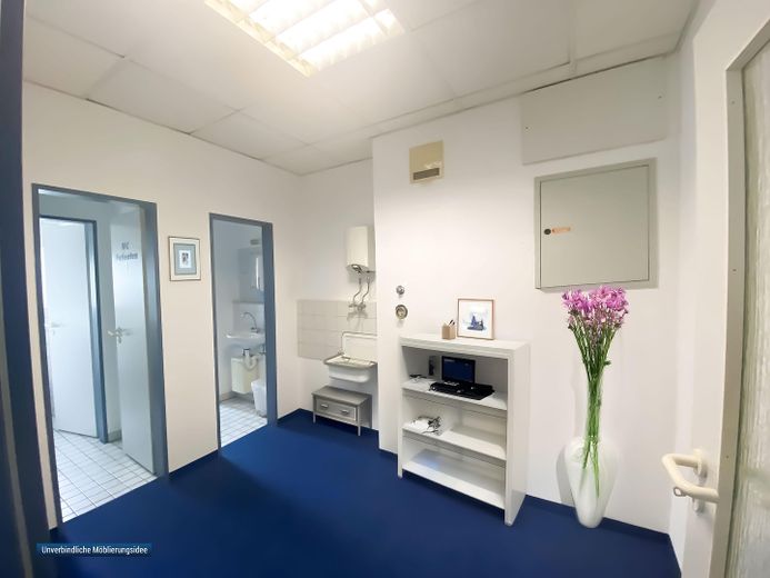 Möbilierungsidee Vorraum WC