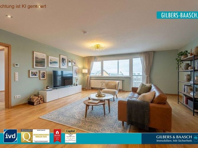 Apartamento en propiedad de 5 habitaciones con cocina, baño, balcón y plaza de aparcamiento exterior, con excelentes conexiones en Tréveris, Auf der Bausch. – Foto 1