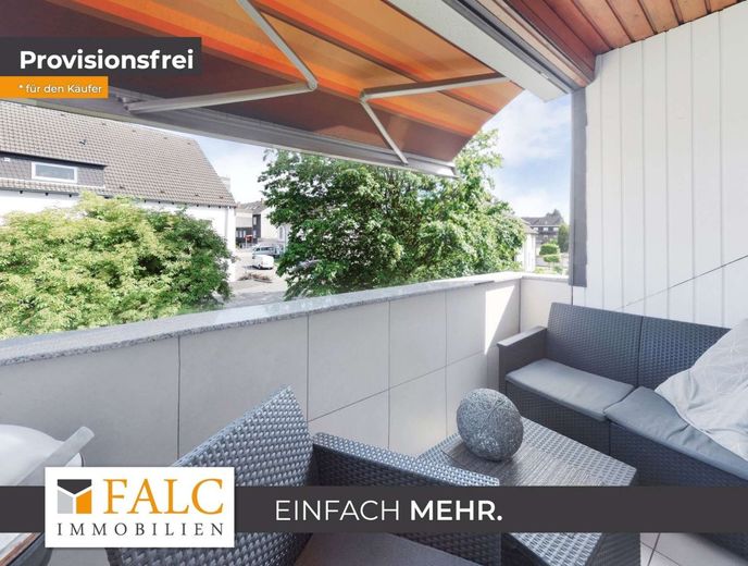 Kapitalanlage oder Zuhause? Moderne Eigentumswohnung mit Kamin, Balkon und Stellplatz in Dümpten – Balkon
