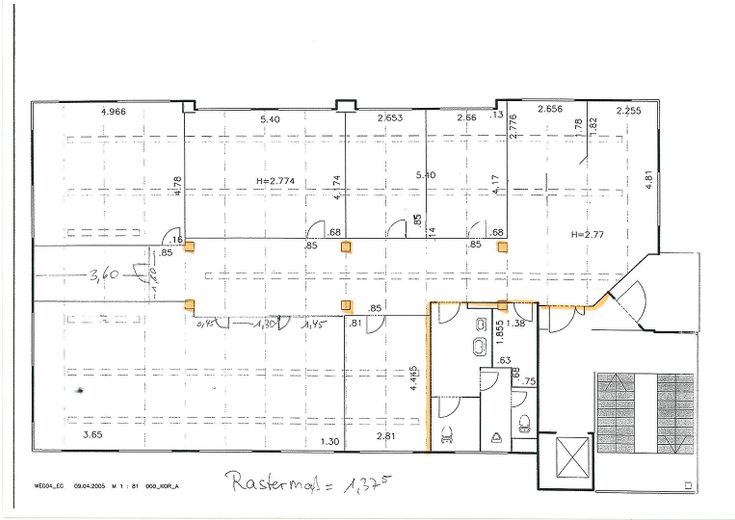 Büroetage in Freiberg/Neckar, EG, von privat – Grundriss (Beispiel)