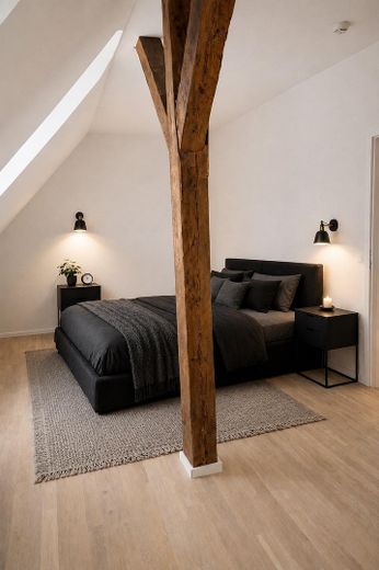 Penthouse Wohnung mit einmaliger Dachterasse und Seeblick ! – Schlafbereich