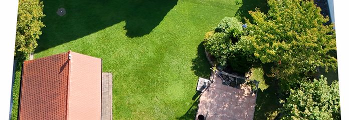 Ansicht vom Garten aus