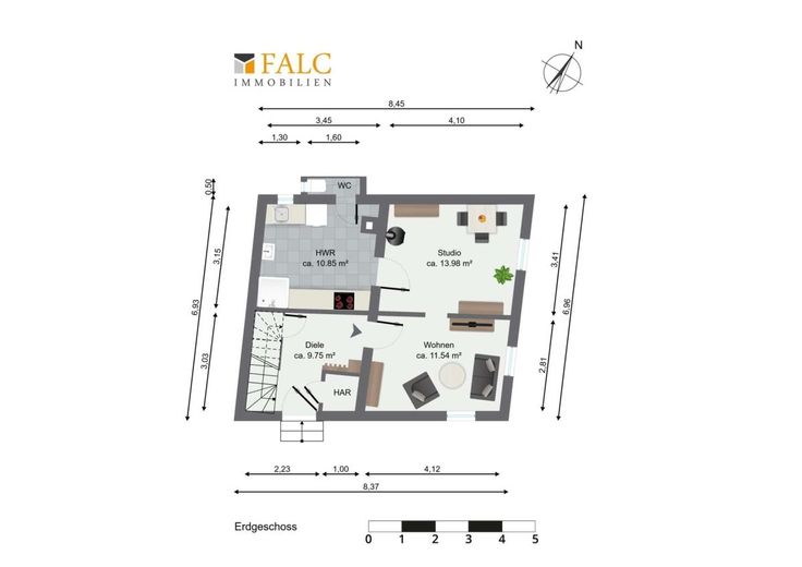 Charmantes Einfamilienhaus in zentraler Lage von Bad Wimpfen - FALC Immobilien Heilbronn – Erdgeschoss