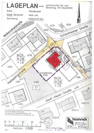 amtlicher Lageplan Pfuser Weg 2