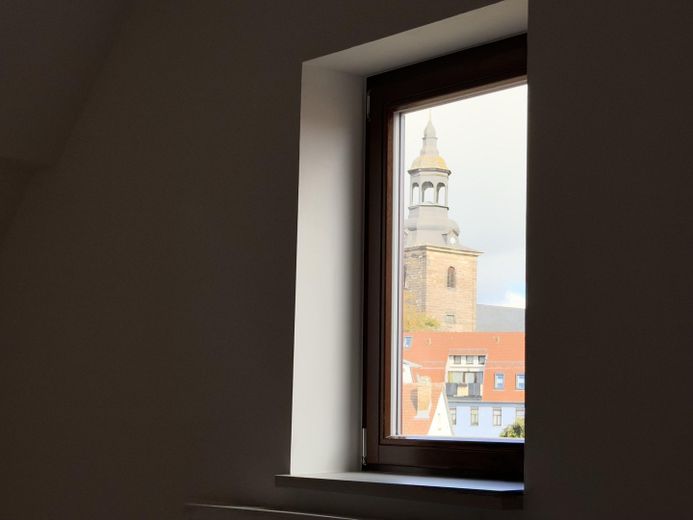 Blick aus dem Schlafzimmer