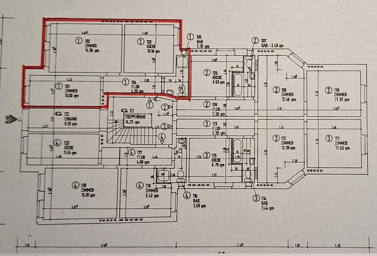 Gepflegte Altbauwohnung in Hamburg-Eimsbüttel – frisch renoviert, provisionsfrei – Фотографія 15