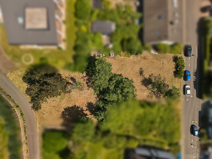 Terreno edificabile in posizione privilegiata: sole, tranquillità e vista – Ansicht von oben
