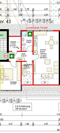 Construction neuve sous les combles, Ingolstadt-Nordost : 3 appartements libres immédiatement, 1 loué – sans commission – DG 43 rechts