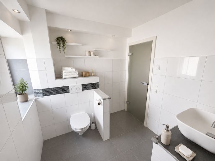 5% di ammortamento fiscale - Vivere con stile su 92 m² o affittare con rendimento – The Middle Apartment – Bad