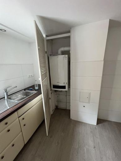 Charmantes Bauernhaus im Ortskern von Bodenheim – Küche mit Gasterme renoviert 