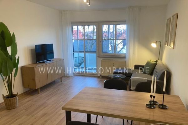 27668 HomeCompany Dresden Mobilyalı/Furnished balkonlu 2 odalı daire Dresden-Seidnitz'te maks. 2 kişi