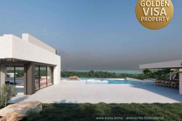 Exquisite moderne Villen in Agios Onoufrios, Kreta – Luxuriöses Wohnen mit Meer- und Sonnenuntergangsblick