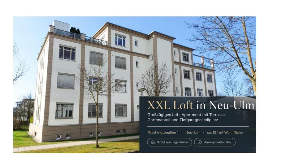 XXL loft with 134 m² living space, terrace & 170 m² private garden – Foto 1