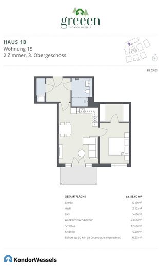 Grundriss 1B-03-03 WE15
