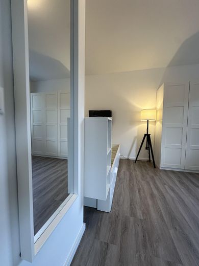 Wszystko w cenie. Pierwsze zasiedlenie po remoncie: nowoczesne mieszkanie jednopokojowe z meblami, umeblowaną kuchnią i czynszem all inclusive – Zdjęcie 9