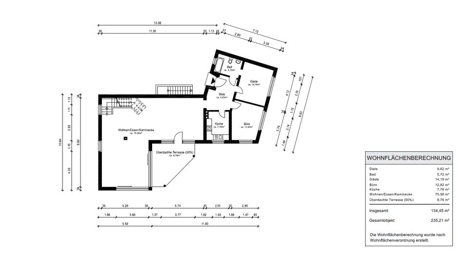 235 m² रहने का क्षेत्र, 1.425 m² का भूखंड | खुली गैलरी, फ़ायरप्लेस और हैम्बर्ग के पास – फोटो 29