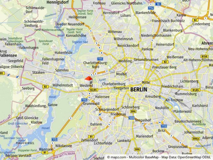 Ufficio full-service con vista sopra i tetti di Charlottenburg 
- ottimamente collegato – Makrolage